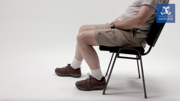 Staggered chair stand close